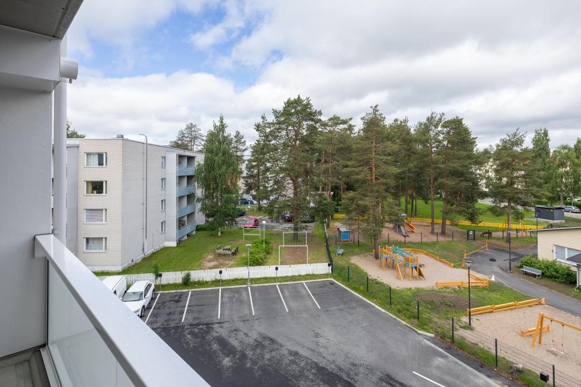New, Modern Studio W/ Big Balcony Rovaniemi Kültér fotó